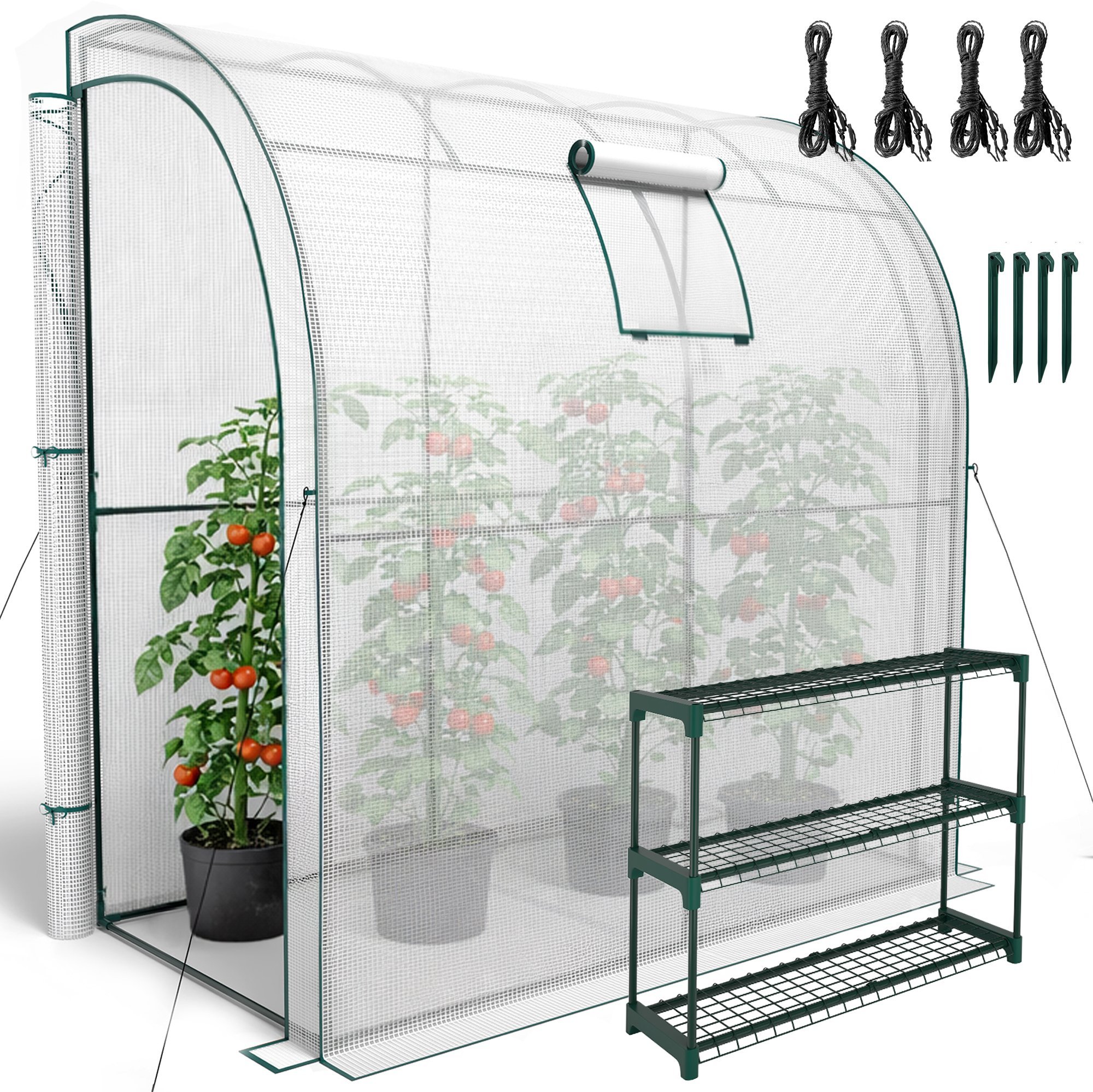 Focus Garden TUNEL FOLIOWY OGRODOWY SZKLARNIA 2x1x2 UV-4 FOLIAK