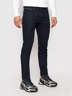 TOMMY HILFIGER Jeansy Bleecker MW0MW15600 Granatowy Slim Fit - Spodnie męskie - miniaturka - grafika 1