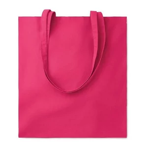 Torba bawełniana na zakupy, różowa - Torby szkolne - miniaturka - grafika 1