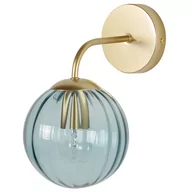 Lampy ścienne - Lampa ścienna metalowa niebieska BOOMI - miniaturka - grafika 1