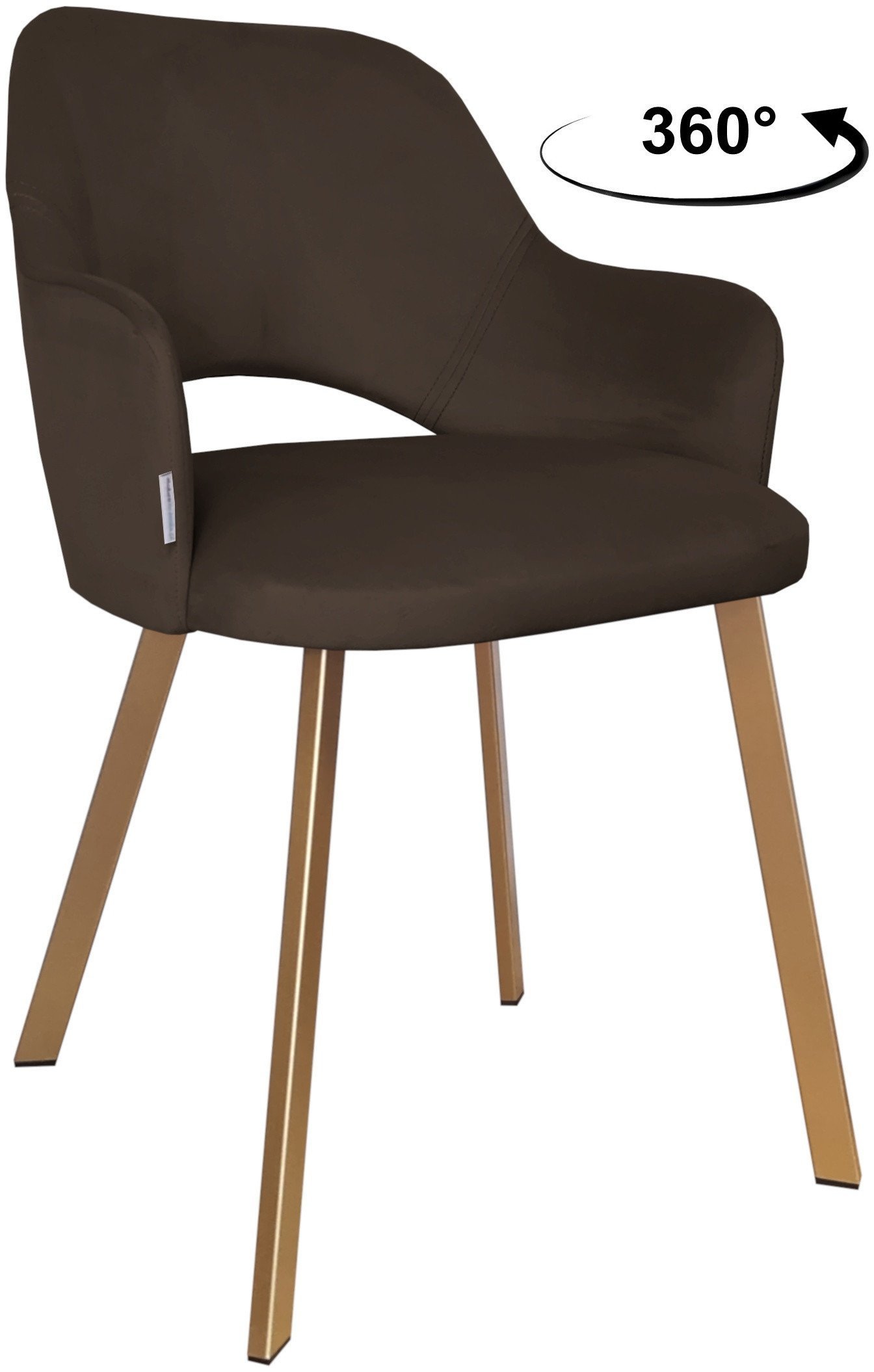 Krzesło obrotowe Milano podstawa Profil złota MG05