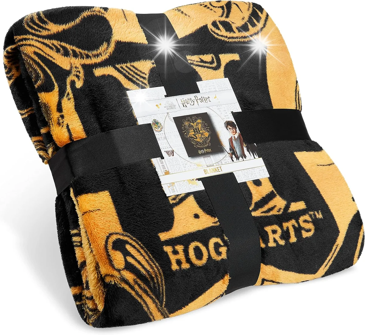 KOC POLAROWY NARZUTOWY KOCYK HARRY POTTER HOGWART 150x130cm PRZYTULNY