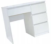 Biurka - Białe biurko z szufladami S1-E54 - miniaturka - grafika 1