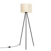 Lampy stojące - Lampa podłogowa NEVIA beżowy marmur, minimalistyczny - 40x40x135cm Sollux - miniaturka - grafika 1