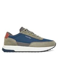 Sneakersy męskie - Sneakersy Calvin Klein Low Top Lace Up Repreve Mix HM0HM01714 Zielony - miniaturka - grafika 1