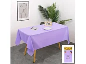 Obrusy i serwetki - Obrus foliowy lawendowy - 137 x 274 cm - 1 szt. - miniaturka - grafika 1