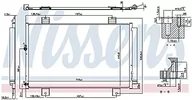 Chłodnice - NISSENS CHŁODNICA KLIMATYZACJI 940640 TOYOTA HIGHLANDER KLUGER 08 940640 - miniaturka - grafika 1