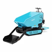 Odśnieżarki - hillvert Taczka spalinowa / wywrotka - na gąsienicach - do 510 kg - silnik benzynowy 6 kW HT-MD-5000 - miniaturka - grafika 1