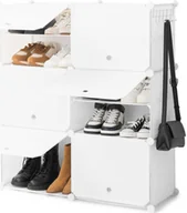 Szafki na buty - Przenośny modułowy stojak na buty InnovaGoods biały - 28 par - miniaturka - grafika 1