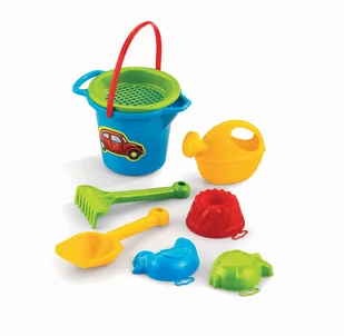 Mario-Inex Zestaw do piasku z konewką mix kolorów - Zabawki do piasku - miniaturka - grafika 1