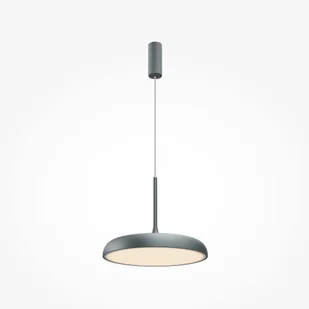 Szara, ledowa lampa wisząca, do holu MOD189PL-L18GR3K1 z serii GERHARD - Lampy sufitowe - miniaturka - grafika 1