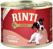 Mokra karma dla psów - Zestaw RINTI Gold, 24 x 185 g - Kawałki jagnięciny - miniaturka - grafika 1