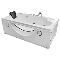 Wanny z hydromasażem - Wanna z hydromasażem Spa narożna 168x86 cm MO-1633 - miniaturka - grafika 1