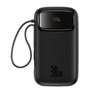 Powerbanki - Powerbank Baseus QPow 2 20000mAh 30W 2xUSB-C (czarny) - miniaturka - grafika 1
