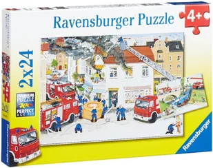 Ravensburger Puzzle 2x24el Straż pożarna - Puzzle - miniaturka - grafika 1