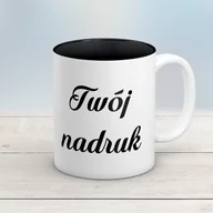 Kubki - Kubek CLASSIC z czarnym wnętrzem z Twoim nadrukiem - miniaturka - grafika 1