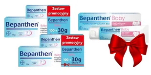 Bepanthen Baby zestaw maść na odparzenia ZESTAW 2 x 130g + 30 g GRATIS! - Kremy dla dzieci - miniaturka - grafika 1