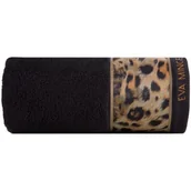 Ręczniki - Ręcznik Eva (23) 30 x 50 cm Czarno-brązowy - miniaturka - grafika 1