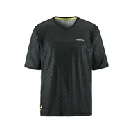 Koszulki męskie - Męska Koszulka z krótkim rękawem CRAFT CORE OFFROAD XT SS JERSEY M 1914561-999000 – Czarny - miniaturka - grafika 1
