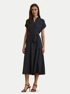Sukienki - LAUREN RALPH LAUREN Sukienka koszulowa 250957093001 Granatowy Regular Fit - miniaturka - grafika 1