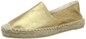 Espadryle damskie - VERO MODA Vmlani Leather espadryle damskie, złoto - złoto - 40 EU - miniaturka - grafika 1