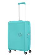 Walizki - Walizka średnia Soundbox American Tourister - poolside blue - miniaturka - grafika 1