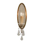 Lampy ścienne - Feiss Kinkiet LAMPA ścienna FE/VALENTINA1 Elstead świecznikowa OPRAWA klasyczna z kryształkami crystal brąz przezroczysta FE/VALENTINA1 - miniaturka - grafika 1