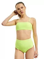 Stroje kąpielowe - Urban Classics Damskie bikini Ladies High Waist Bandeau bikini zestaw dwuczęściowy kostium kąpielowy ze zdejmowanymi ramiączkami, dostępny w 2 kolorach, rozmiary XS - XL - miniaturka - grafika 1
