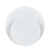 Lampy ścienne - Emibig IDEA K1 WHITE 793/K1 metalowy biały kinkiet EM793/K1 - miniaturka - grafika 1