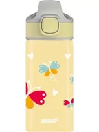 Shakery i bidony sportowe - Sigg Butterfly butelki na wodę, unisex, dla młodzieży, żółte, 0,4 - miniaturka - grafika 1