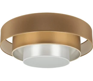 Duolla - LED Plafon LUNETA LED/26W/230V śr. 60 cm 4000K brązowy/złoty - Lampy sufitowe - miniaturka - grafika 1