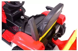 Mega Traktor Na Akumulator Z Przyczepą Czerwony /hl3388 - Pojazdy elektryczne dla dzieci - miniaturka - grafika 14