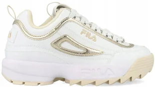 Buty Damskie Fila Disruptor Low Białe Złote R.37 - Buty sportowe damskie - miniaturka - grafika 1