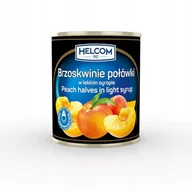 Konfitury, marmolady, powidła - Helcom Brzoskwinie połówki w lekkim syropie 425 ml - miniaturka - grafika 1