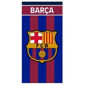 Okrycia kąpielowe dla dzieci - FC Barcelona ręcznik plażowy junior 70x140 cm beach towel mikrofibra 181455 wielokolorowy - miniaturka - grafika 1