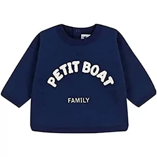 Petit Bateau Bluza dla dzieci, Średniowieczny niebieski, 12 miesięcy - Bluzy i sweterki niemowlęce - miniaturka - grafika 1