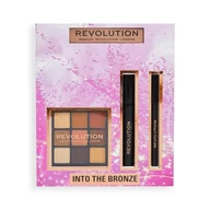 Cienie do powiek - MAKEUP REVOLUTION - INTO THE BRONZE - Eye Gift Set - Zestaw prezentowy do makijażu oczu - miniaturka - grafika 1