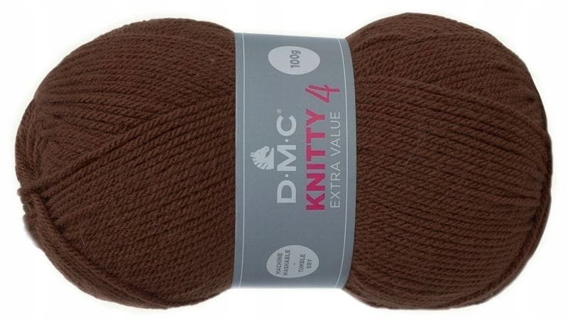 WŁÓCZKA DMC KNITTY 4 KOL. 947 / BRĄZOWY
