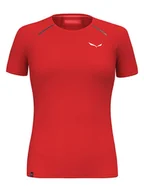 Koszulki sportowe damskie - Salewa Koszulka funkcyjna w kolorze czerwonym - miniaturka - grafika 1