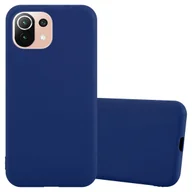 Etui i futerały do telefonów - Pokrowiec Do Xiaomi Mi 11 LITE (4G / 5G) / 11 LITE NE Etui w CANDY CIEMNY NIEBIESKI TPU Silikon Obudowa Case Cover Ochronny Plecki Cadorabo - miniaturka - grafika 1