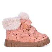 Buty dla dziewczynek - Botki Lasocki Kids BEAUTY CI12-BEAUTY-02 Pomarańczowy - miniaturka - grafika 1