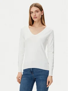 Morgan Sweter 251-MIELO Biały Slim Fit - Swetry damskie - miniaturka - grafika 1