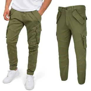 Spodnie Alpha Industries Combat Pant LW 126215 11 - Oliwkowe - Odzież taktyczna i umundurowanie - miniaturka - grafika 1