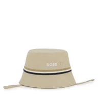 Czapki dla dzieci - Kapelusz BOSS J53100 Beżowy - miniaturka - grafika 1
