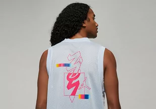 Nike Air Jordan Zion Dri-Fit Tank Top Half Blue - Koszulki męskie - miniaturka - grafika 1