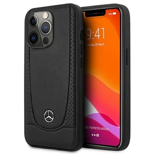 Mercedes MEHCP14XARMBK iPhone 14 Pro Max 6,7" czarny/black hardcase Leather Urban - Etui i futerały do telefonów - miniaturka - grafika 1