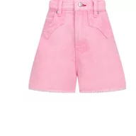 Spodnie i spodenki dla dziewczynek - HUGO KIDS Jeansowe szorty | Regular Fit - miniaturka - grafika 1