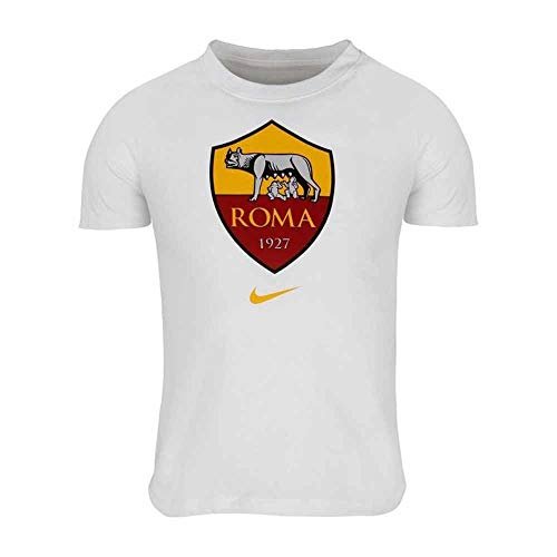 Nike Męska koszulka Roma M Nk Tee Evergreen Crest T-shirt biały biały XXL