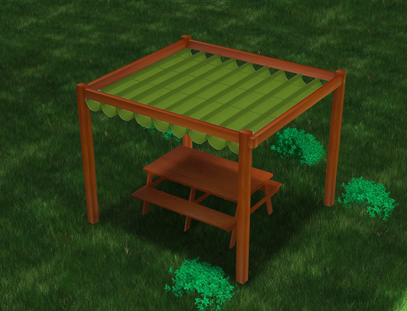 Roleta rzymska pozioma premium Decor 2,5x4 - Zielony