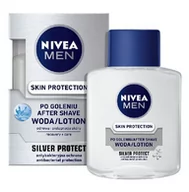 Wody po goleniu - Nivea Men Woda po goleniu Silver Protect 100ml - miniaturka - grafika 1